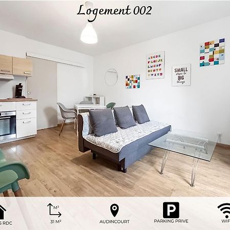002-T2 Cosy 2 A 4 Pers Lumineux Wifi & Parking Διαμέρισμα Audincourt Εξωτερικό φωτογραφία